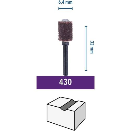 DR 430 SANDING BELT MANDREL 2PC-26150430JA
