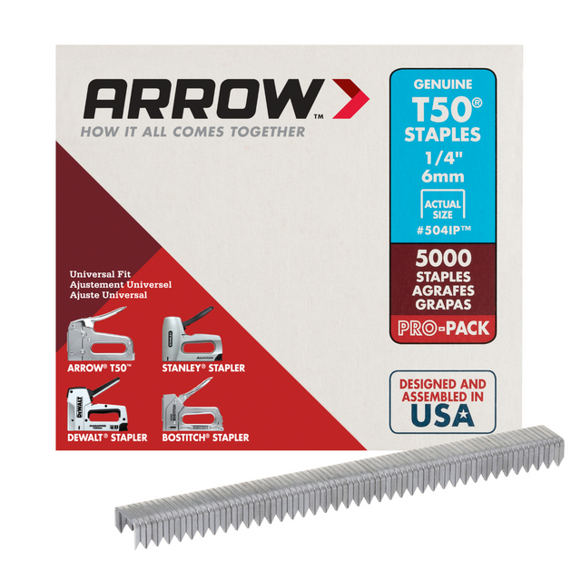 ARW T50 STAPLES 1/4"(504)