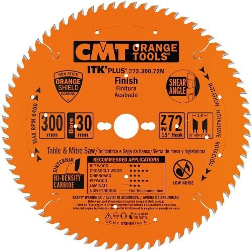 CMT 300X2.4X30 Z=72 #272-300-72M