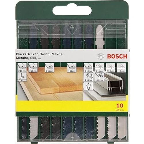 BOA T10 JIGSAW BLADE 10PCS SET - 2607019461